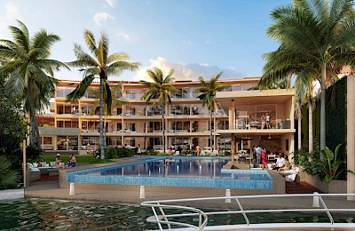 Puerto Aventuras Real Estate Listing | Club Aqua 3 Bedrooms
