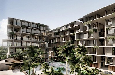 Playa Del Carmen Real Estate Listing | Distrito Dovan 2 bedroom