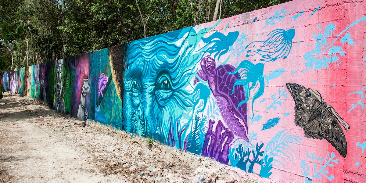 Akumal Monkey Mural Arts Festival