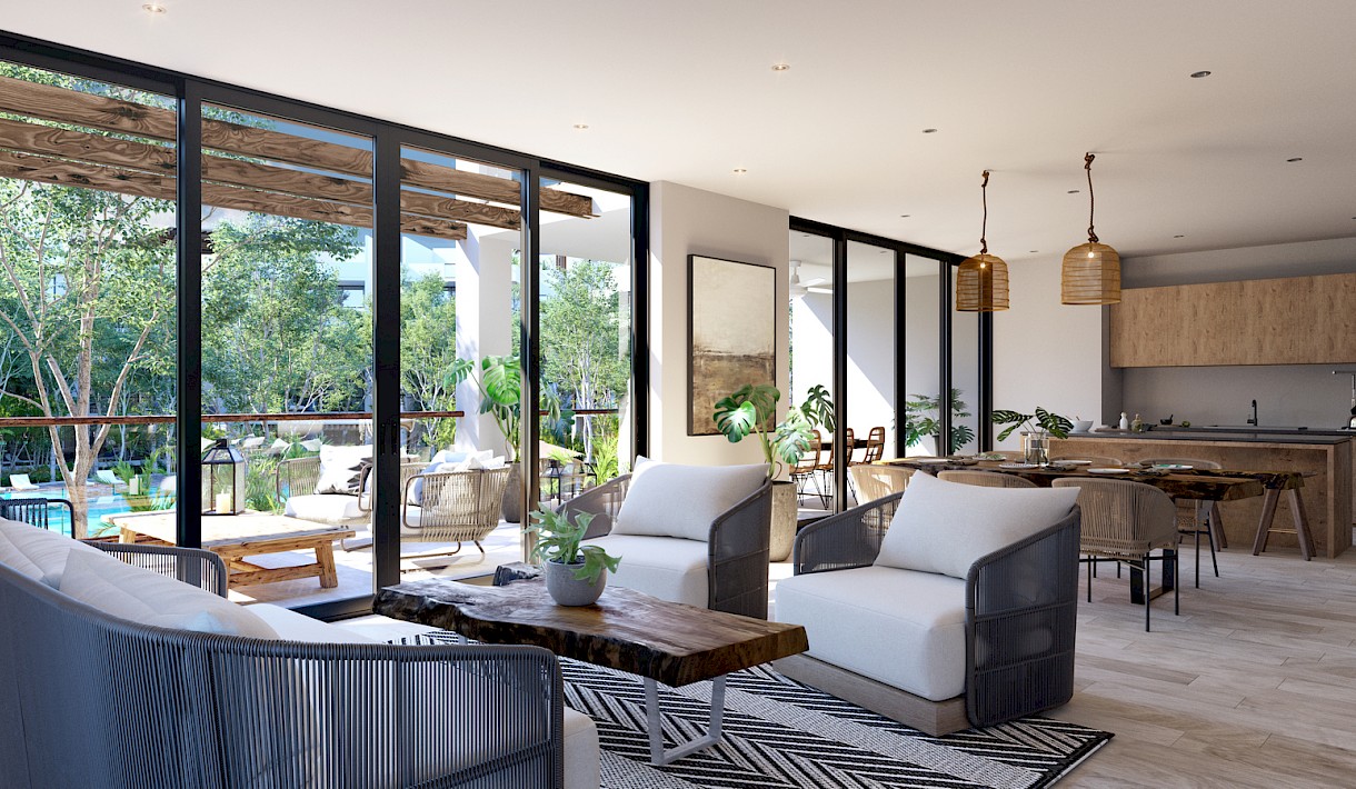 Tulum Real Estate Listing | Yaaxlum 3 Bedroom L.O PH