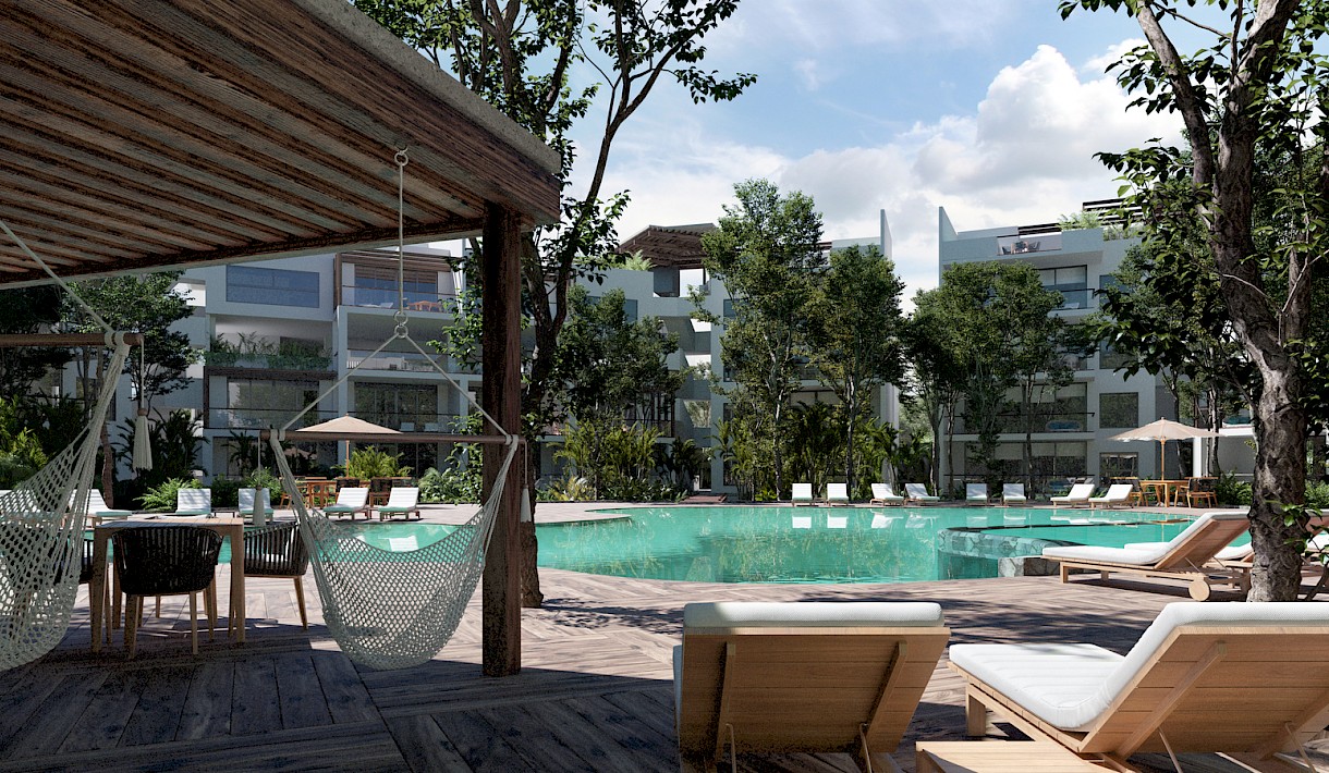 Tulum Real Estate Listing | Yaaxlum 2 Bedroom PH