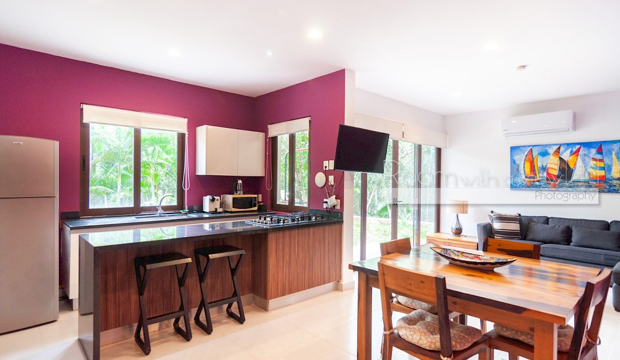 Akumal Real Estate Listing | Akumal Chic 2 bed Garden Level