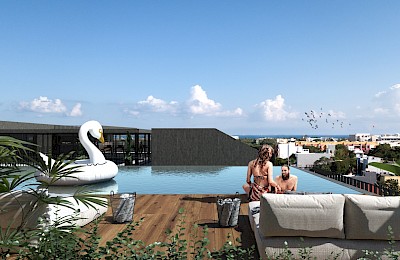 Playa Del Carmen Real Estate Listing | Urban Towers 3 Beds