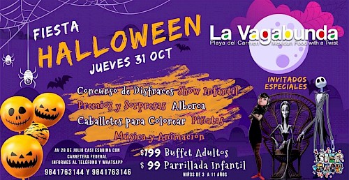 Halloween Party at La Vagabunda Fiesta