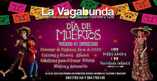 Day of the Dead Party at La Vagabunda Fiesta