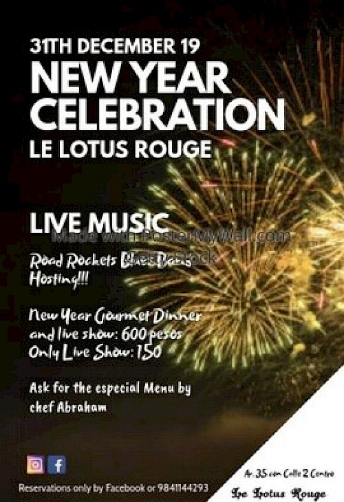 New Year's Eve at Le Lotus Rouge