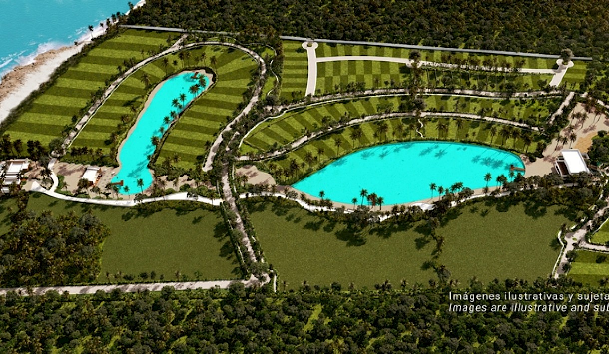 Paamul Real Estate Listing | Punta Paraiso Residential Lots Lake front