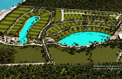 Paamul Real Estate Listing | Punta Paraiso Residential Lots Lake front