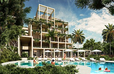 Playa Del Carmen Real Estate Listing | The Village 1 Bedroom