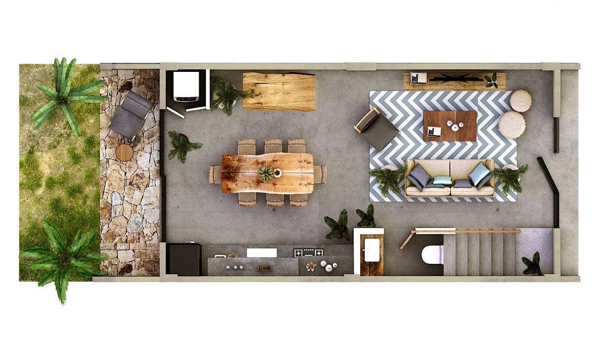 Tulum Real Estate Listing | Xiimbal 1 Bedroom