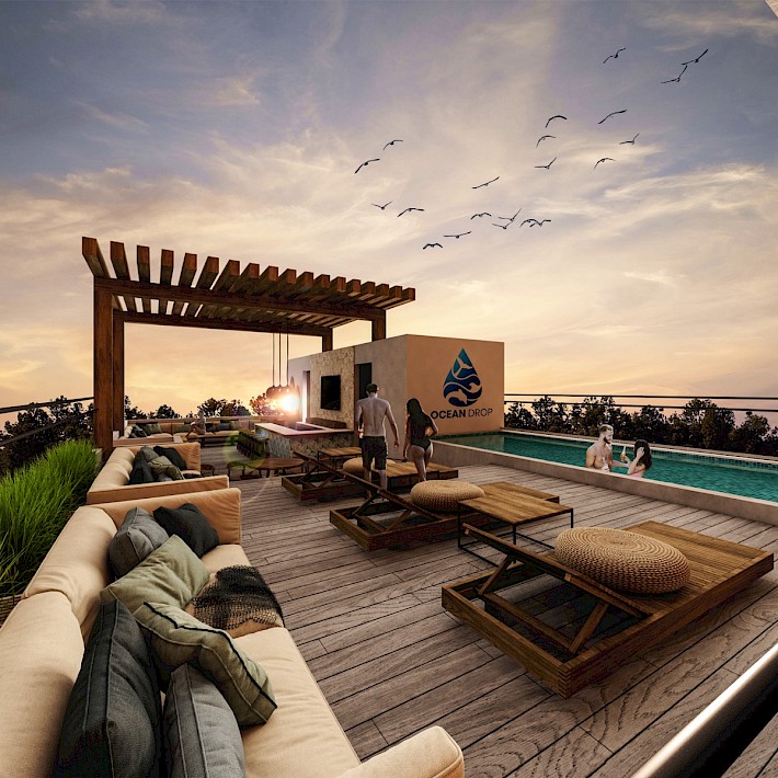 Playa Del Carmen Real Estate Listing | Ocean Drop 2 Bedrooms