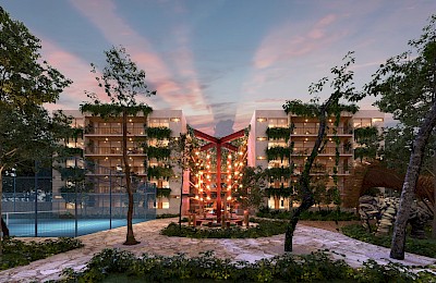 Tulum Real Estate Listing | Distrito Arte 1 Bedroom