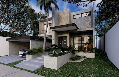 Playa Del Carmen Real Estate Listing | Playa Gardens 3 Bedroom House