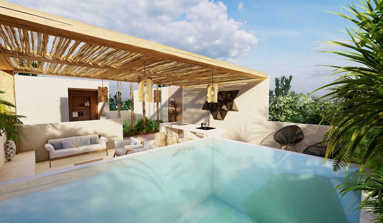 Tulum Real Estate Listing | Le Rêve Cenote 2 bedroom PH