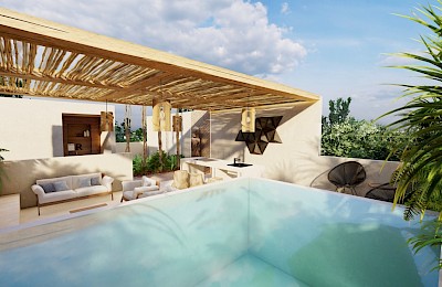 Tulum Real Estate Listing | Le Rêve Cenote 2 bedroom PH
