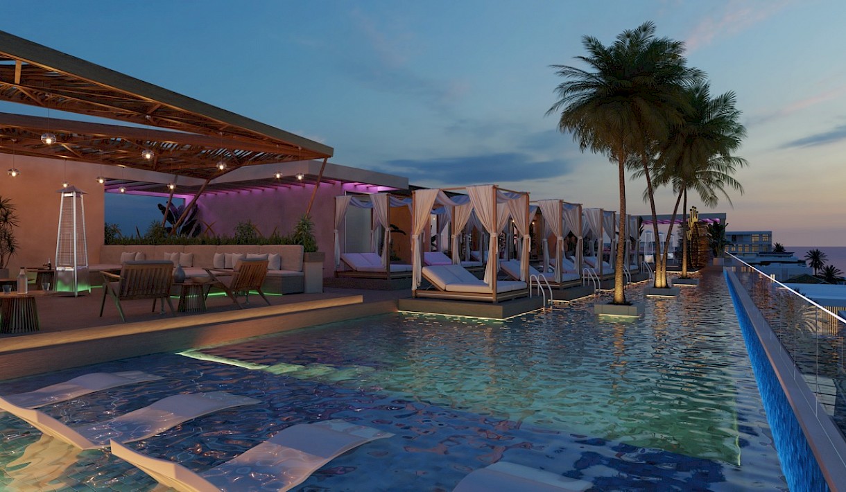Playa Del Carmen Real Estate Listing | Ocean View Condo Hotel 1 bedroom
