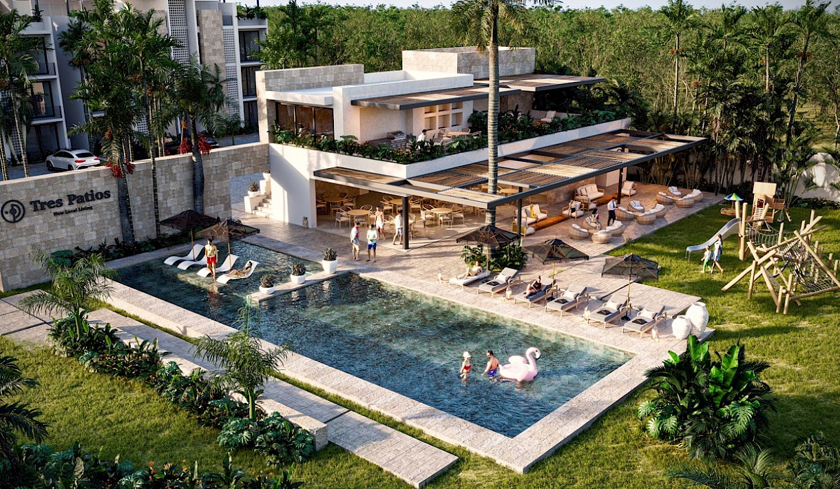 Playa Del Carmen Real Estate Listing | Tres Patios 3 bedroom
