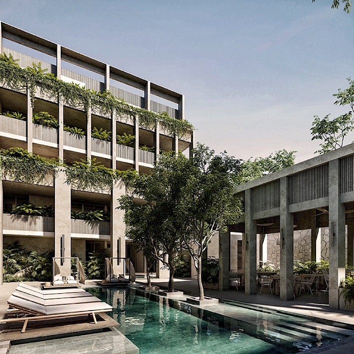 Tulum Real Estate Listing | Constelada Studio with jacuzzi