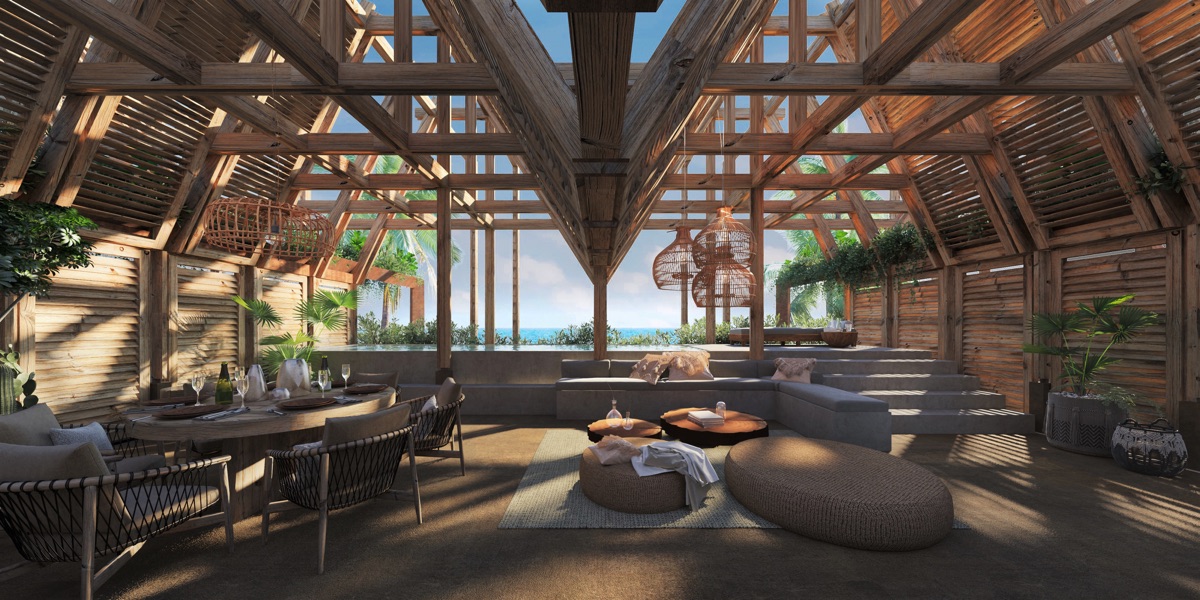 Tankah Bay Jungle side 2 bed PH Condo for sale in Tankah