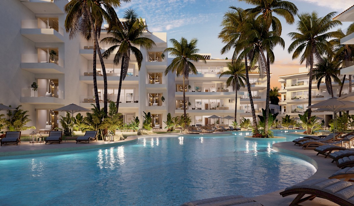 Puerto Aventuras Real Estate Listing | Marina Aqua 2 Bedrooms