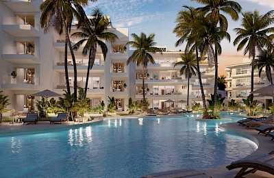 Puerto Aventuras Real Estate Listing | Marina Aqua 2 Bedrooms