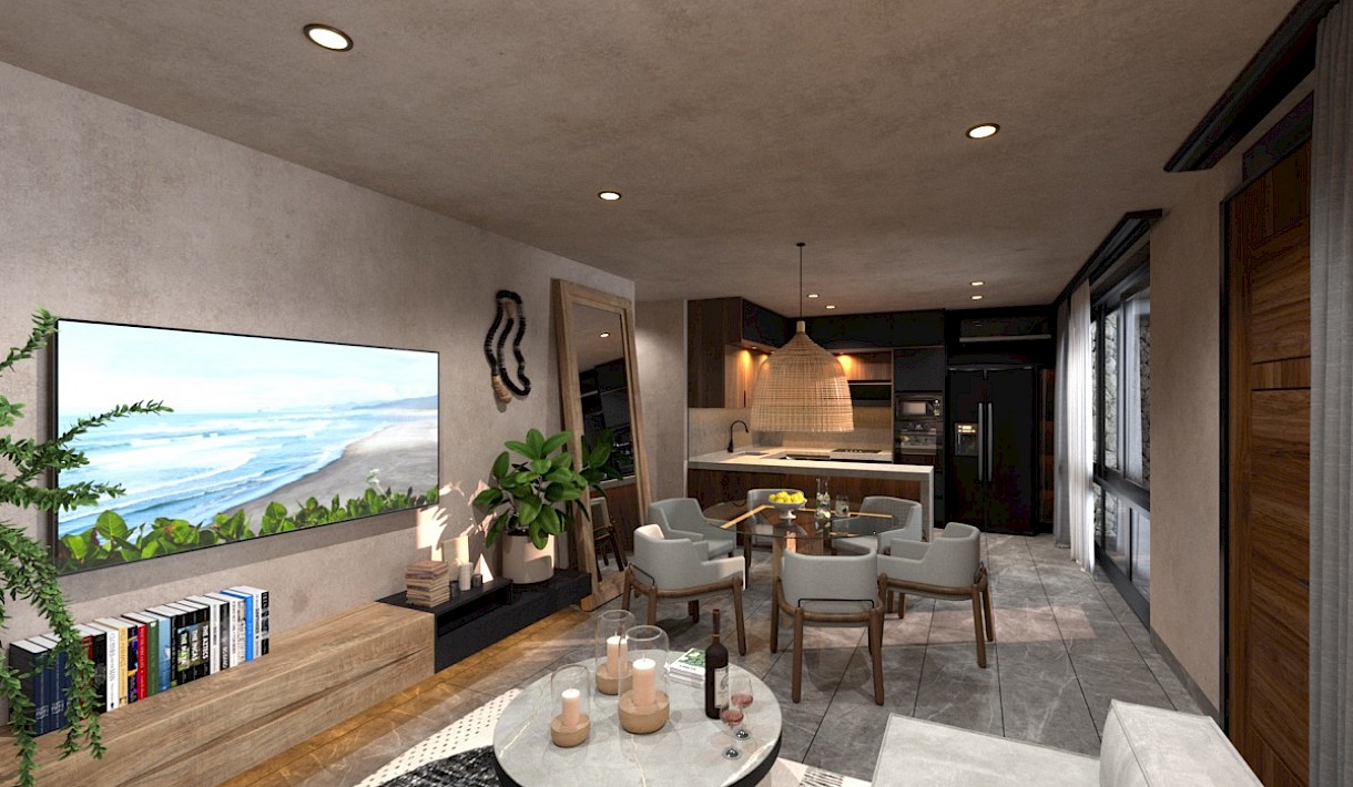 Playacar Real Estate Listing | Casa de Piedra 2 bed