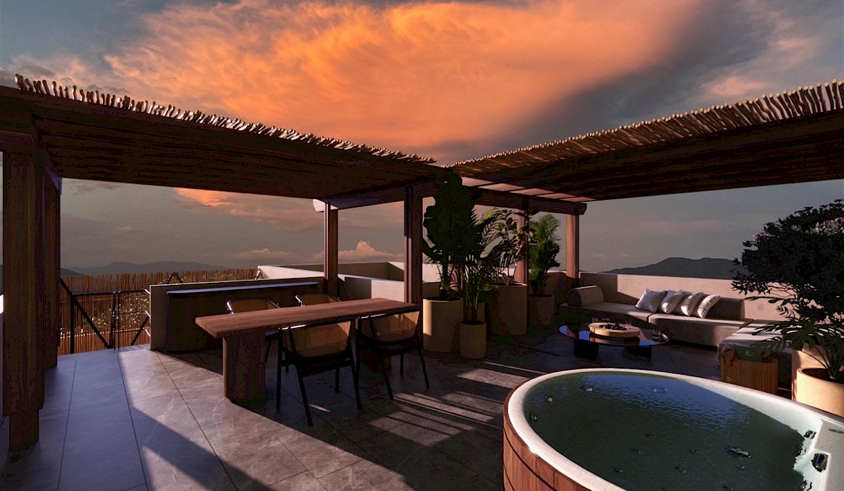 Playacar Real Estate Listing | Casa de Piedra 3 bed PH