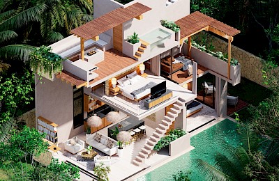 Tulum Real Estate Listing | The BeeLoft - Beecheii Tulum 2 bed (lot not included)