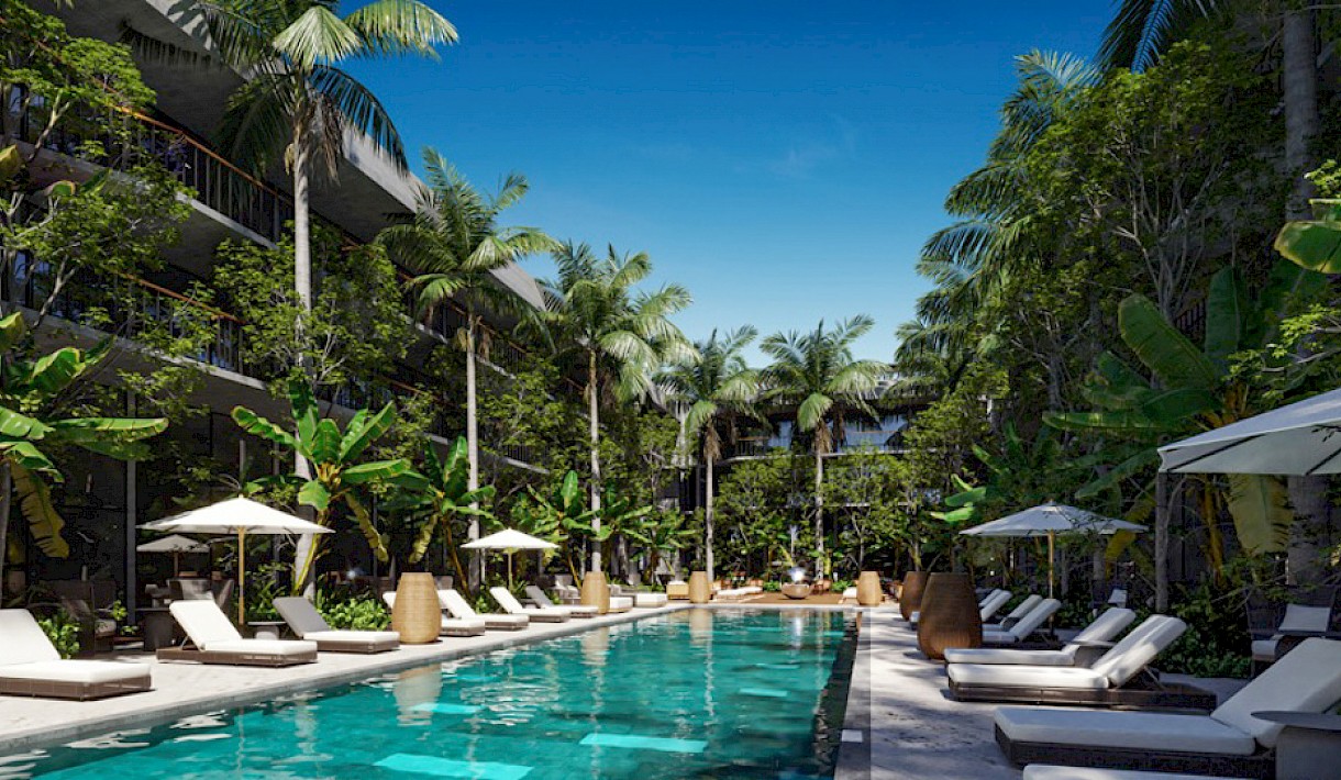 Playacar Real Estate Listing | AURA by AWA 2 bed PH