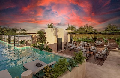 Tulum Real Estate Listing | Amara Tulum 2 bed + pool