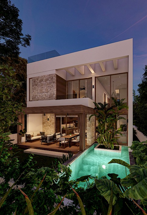 Tulum Country Club Real Estate Listing | Villas Tulum Country Club Tucan