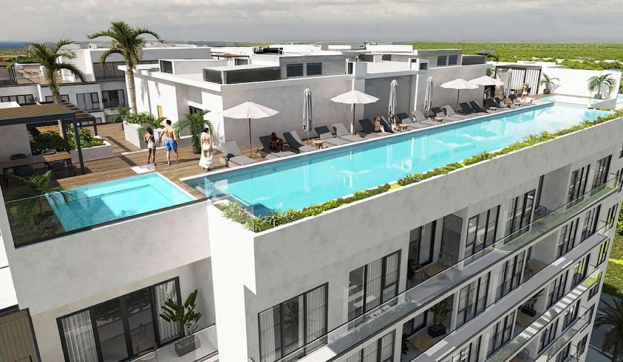 Playa Del Carmen Real Estate Listing | Real Aurora Torre A 3 bed PH