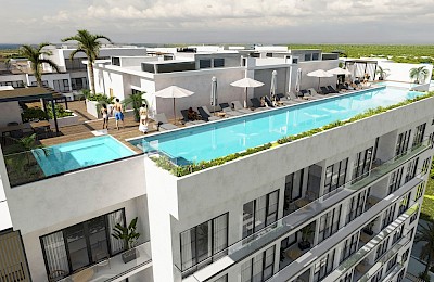 Playa Del Carmen Real Estate Listing | Real Aurora Torre A 3 bed PH